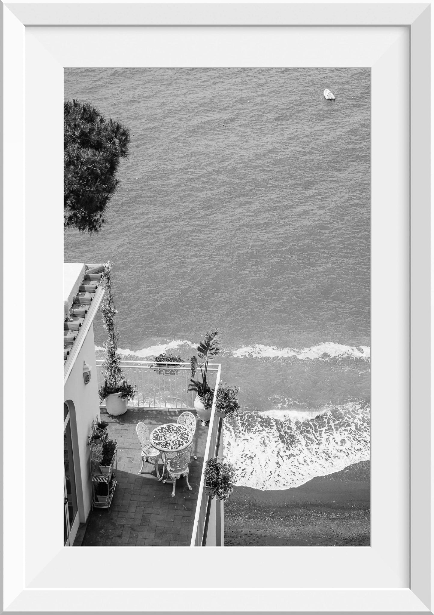 Balcony Views in Positano, Italy