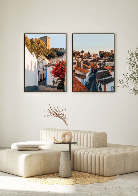 Rooftops of Óbidos, Portugal