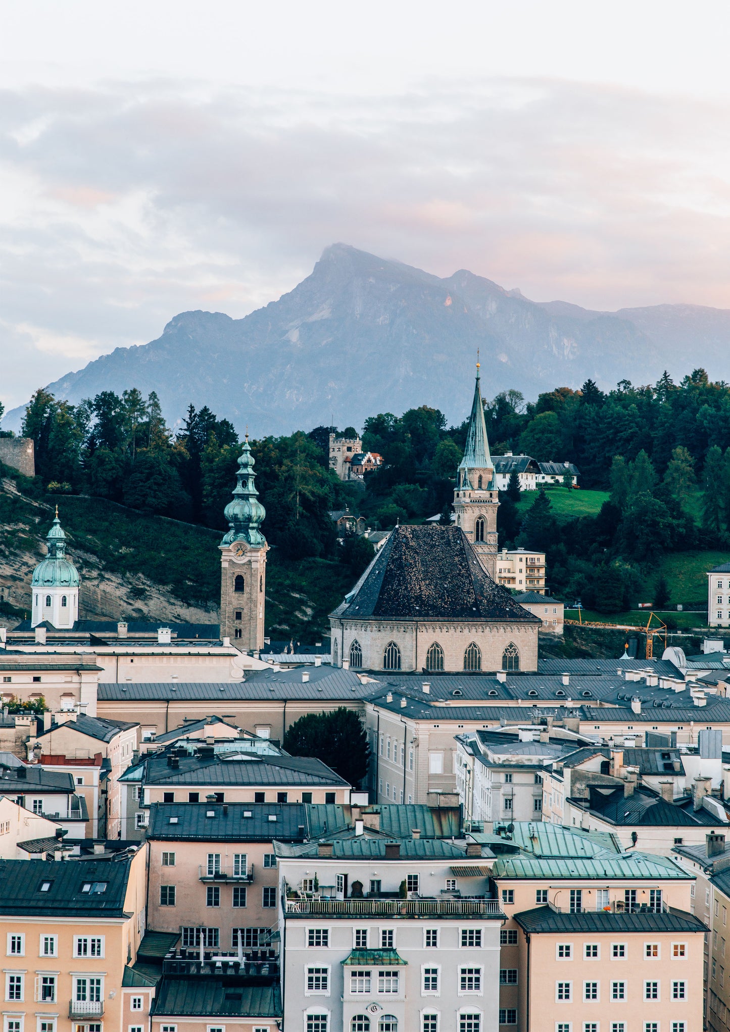 Sunset in Salzburg III, Austria