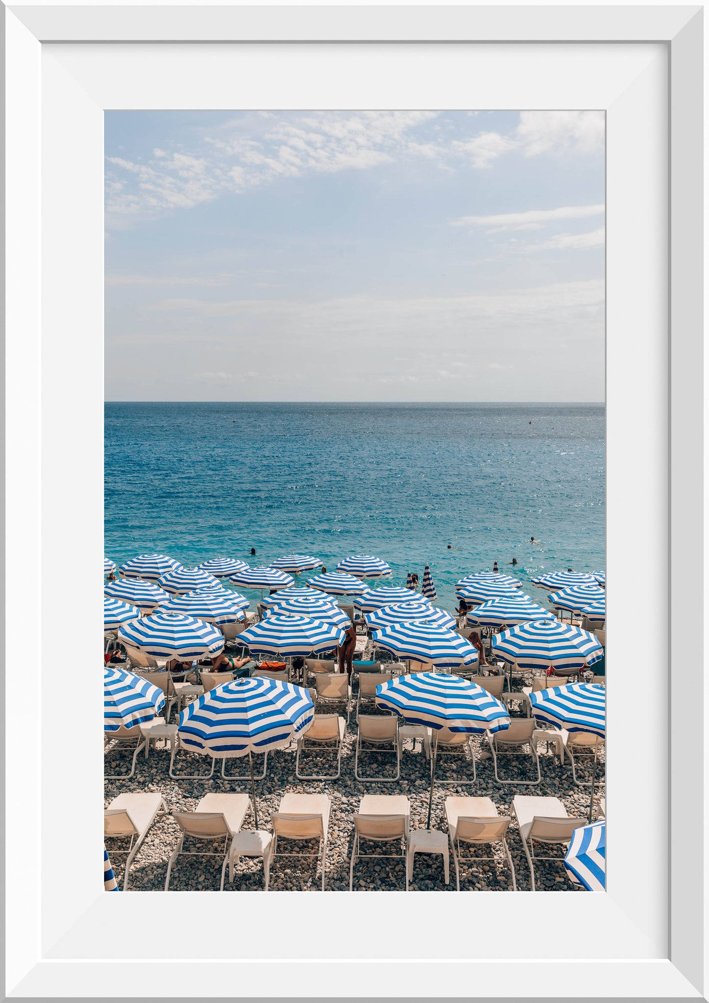 Beach Umbrellas in Nice, France