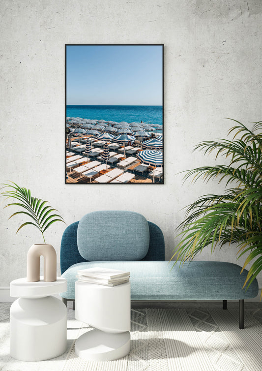 Beach Umbrellas in Nice II, France