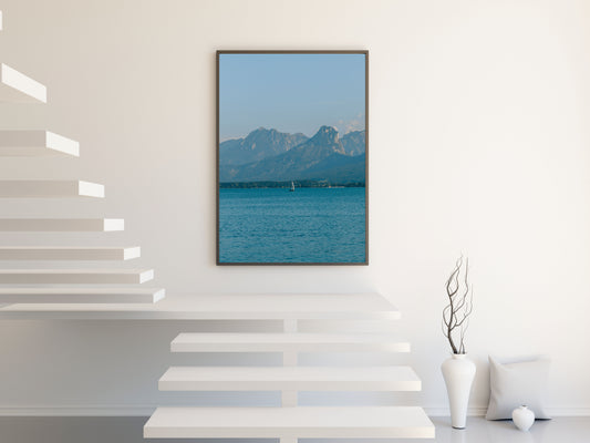 Sailing on Wolfgangsee Lake, Austria