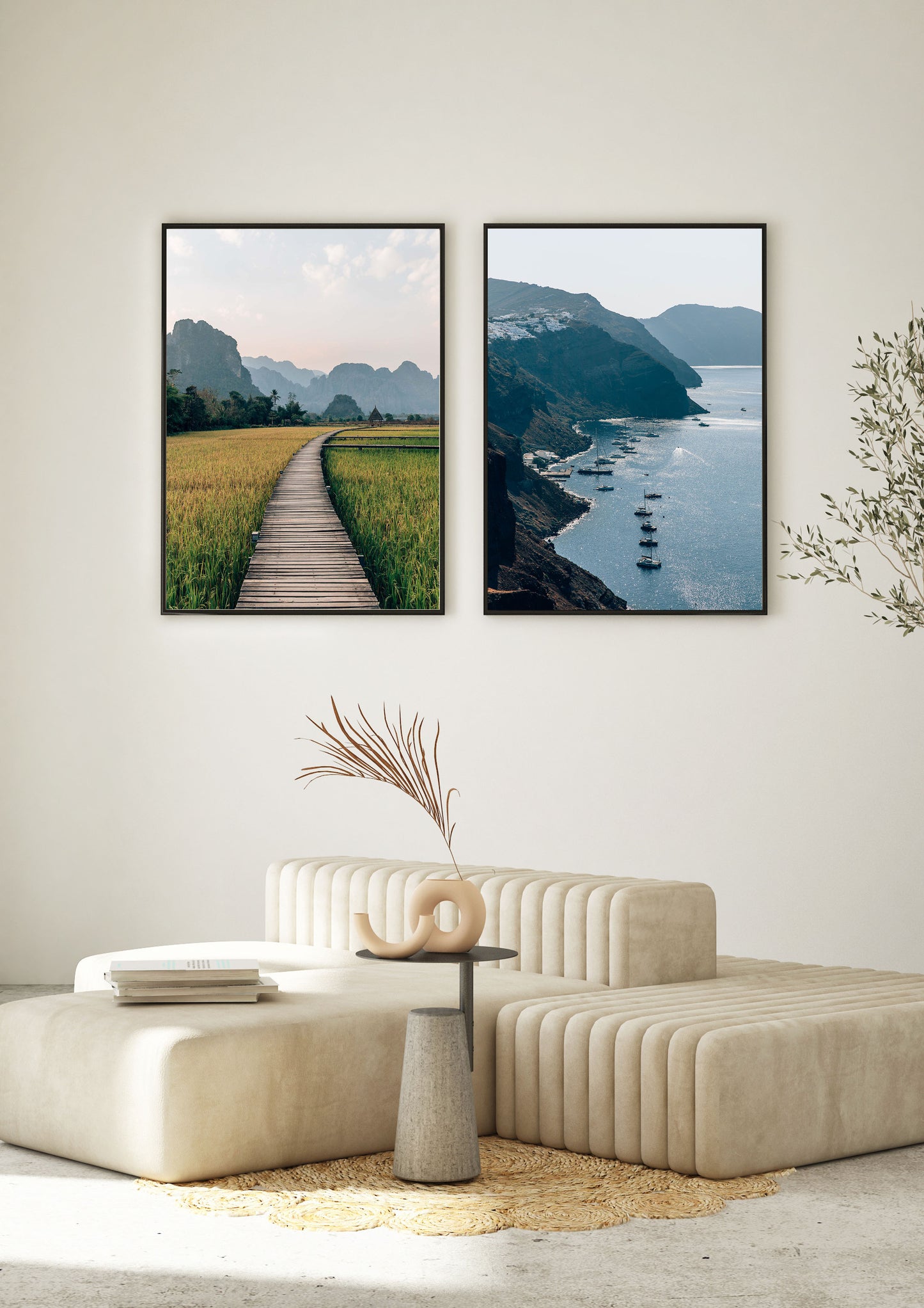Rice Fields in Vang Vieng, Laos