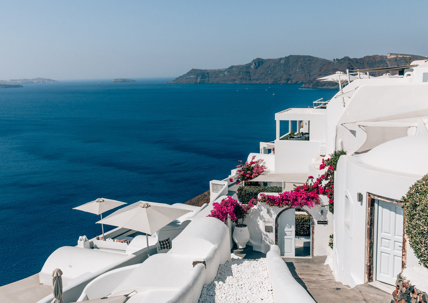 Aegean Sea Views of Santorini, Greece
