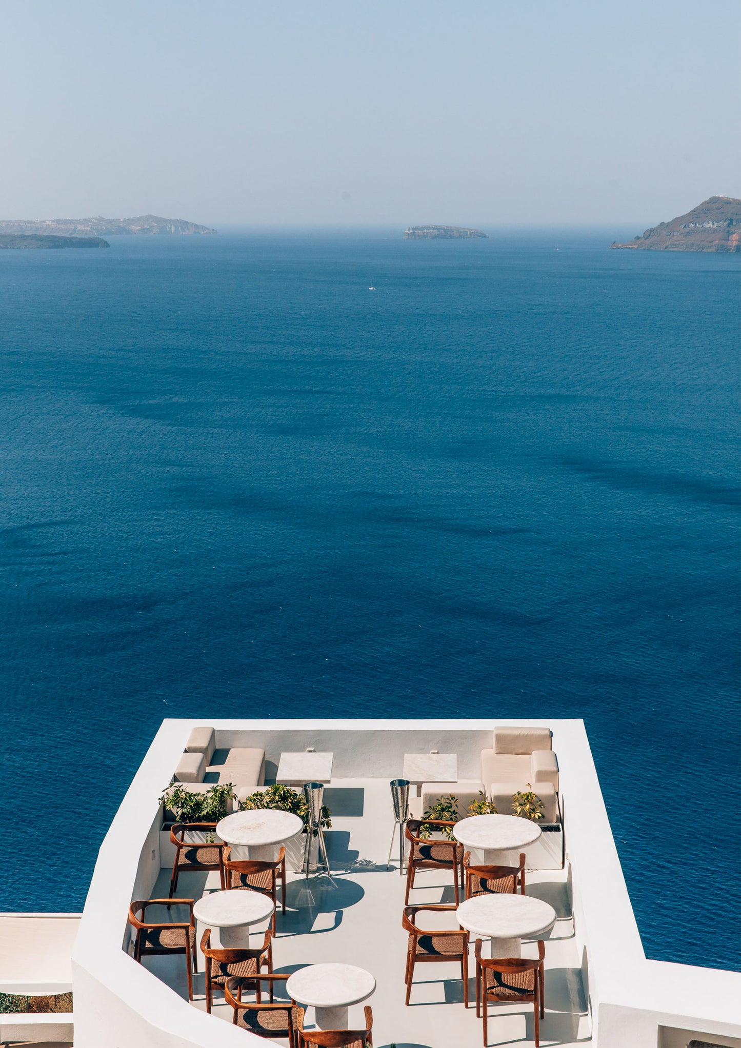 Restaurant in the Sky Santorini, Greece