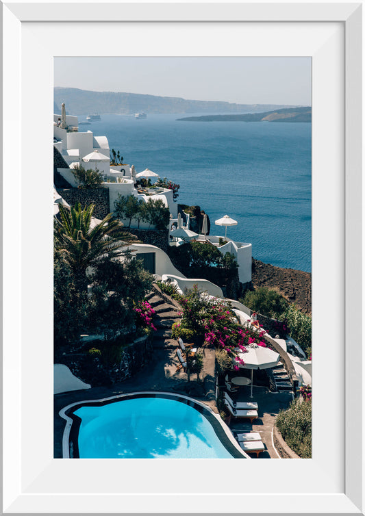 Swimming Pool Views in Santorini III, Greece