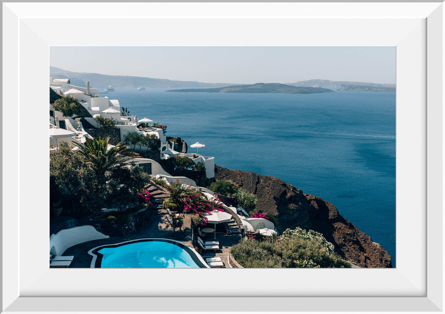 Swimming Pool Views in Santorini IV, Greece