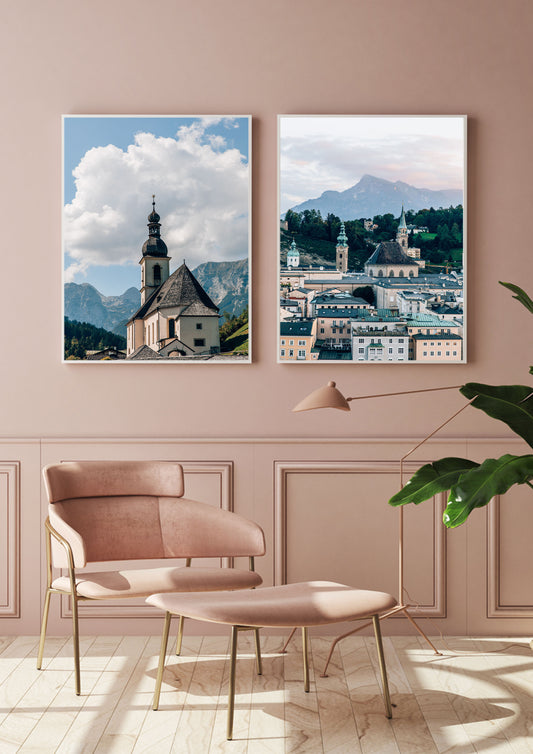 Sunset in Salzburg III, Austria