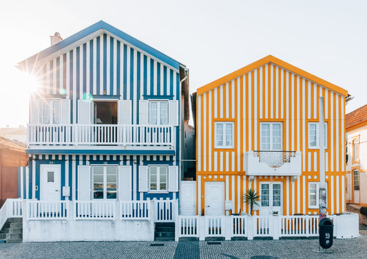 Beach Houses in Costa Nova, Portugal
