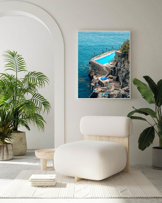 Swimming Pool on the Amalfi Coast, Italy