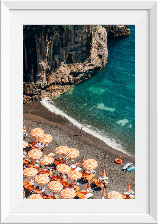 Arienzo Beach Club Umbrellas in Positano, Italy