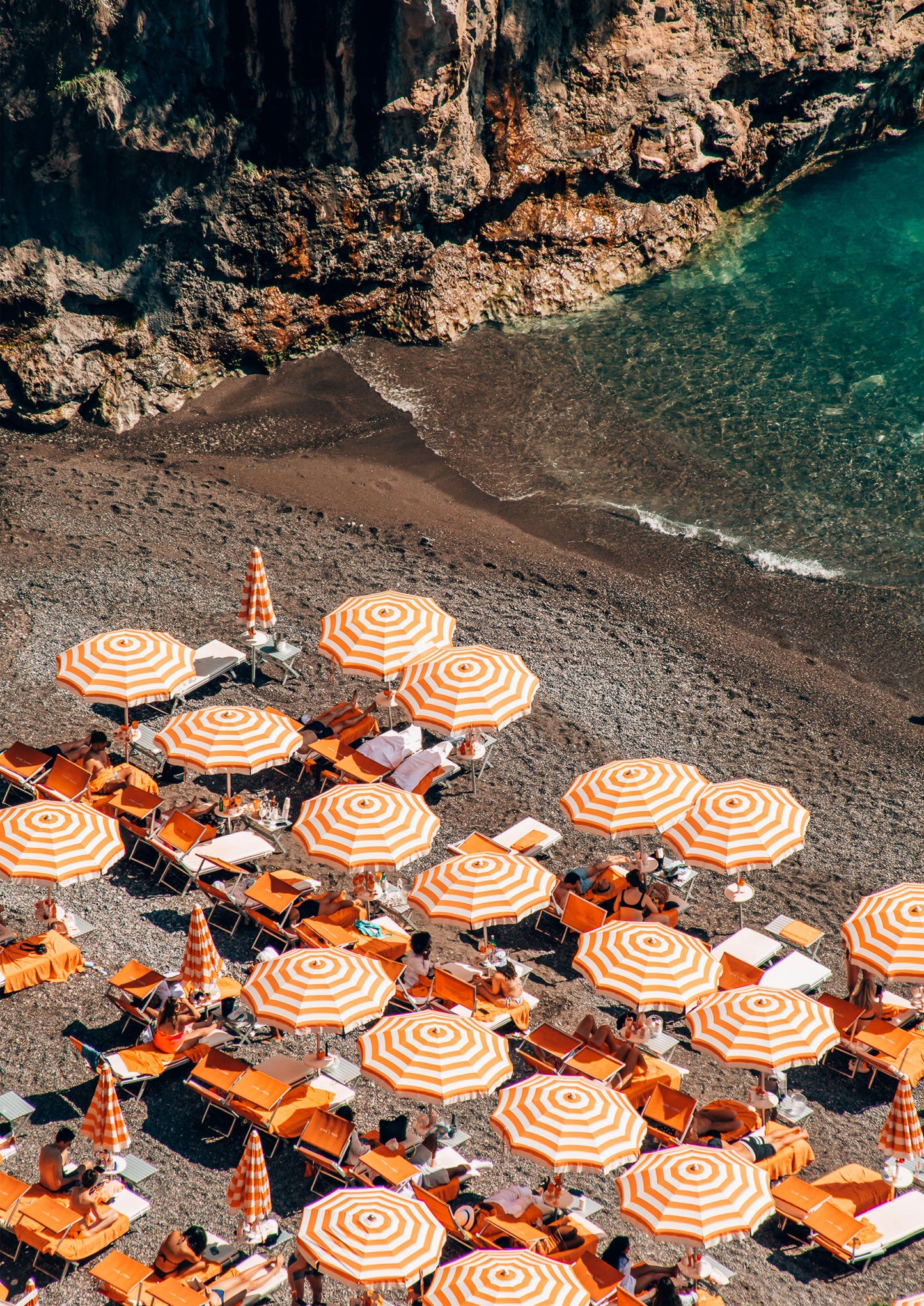 Arienzo Beach Club Umbrellas in Positano III, Italy