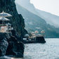 Umbrellas on the Rocks in Positano II, Italy