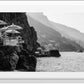 Umbrellas on the Rocks in Positano II, Italy