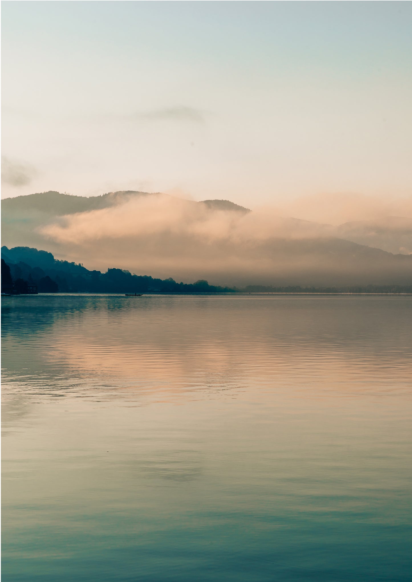 Sunrise at Mondsee Lake II, Austria