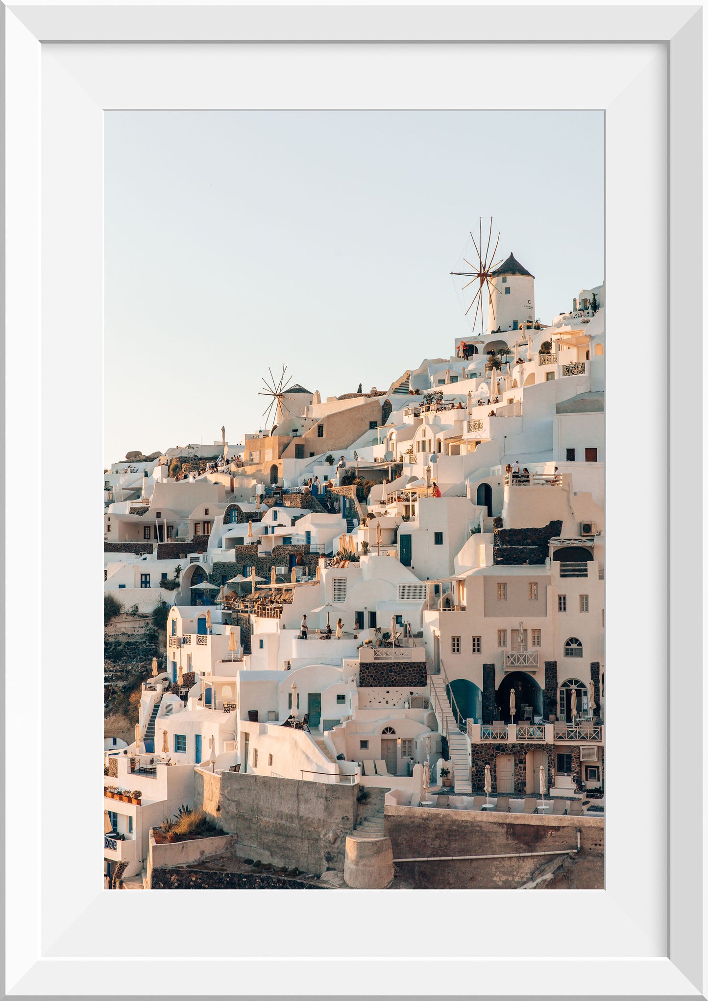 Windmills of Santorini, Greece